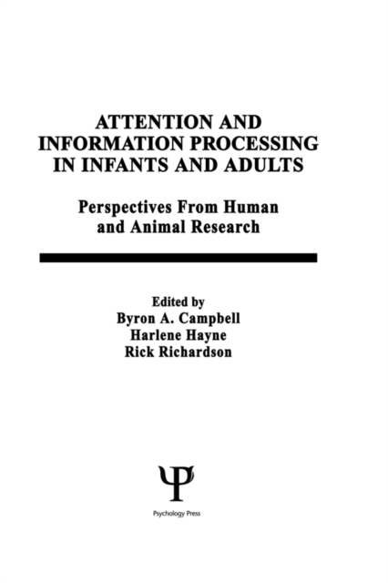 Attention and information Processing in infants and Adults : Perspectives From Human and Animal Research, EPUB eBook