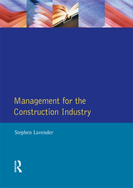 Management for the Construction Industry, EPUB eBook