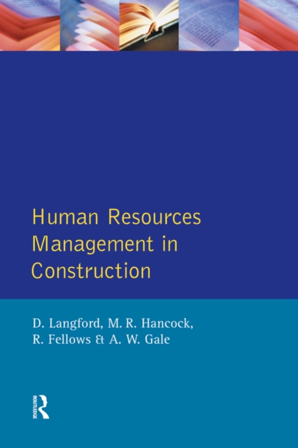 Human Resources Management in Construction, EPUB eBook
