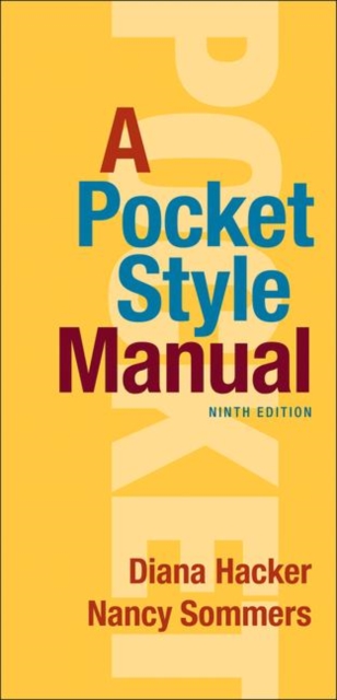 A Pocket Style Manual, Spiral bound Book