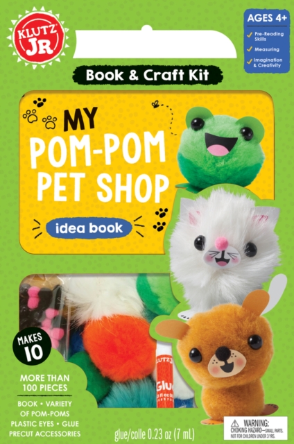 Klutz Junior: My Pom-Pom Pet Shop, Multiple-component retail product, part(s) enclose Book