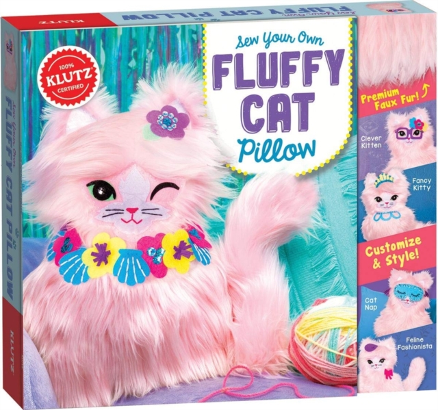 Sew Your Own Fluffy Cat Pillow, Mixed media product Book