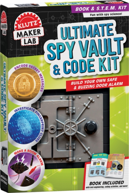 Ultimate Spy Vault & Code Kit, Multiple-component retail product, part(s) enclose Book