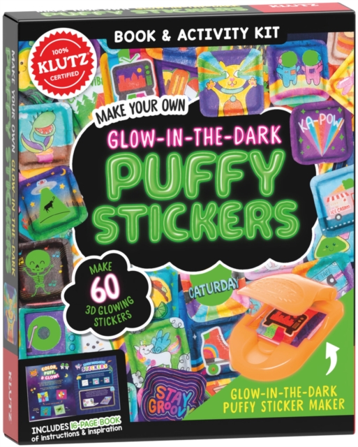 Make Your Own Glow-in-the-Dark Puffy Stickers (Klutz), Paperback / softback Book
