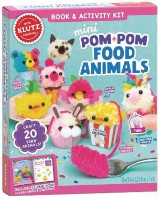 Mini Pom-Pom Food Animals, Paperback / softback Book