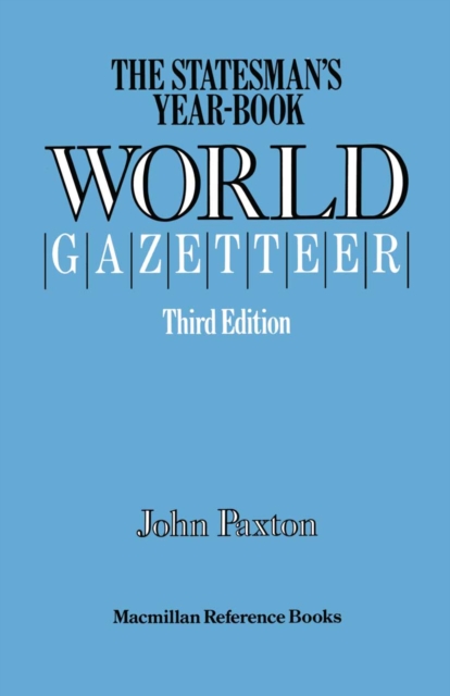 The Statesman's Year-Book' World Gazetteer, PDF eBook