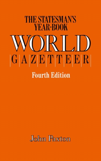 The Statesman's Year-Book World Gazetteer, PDF eBook