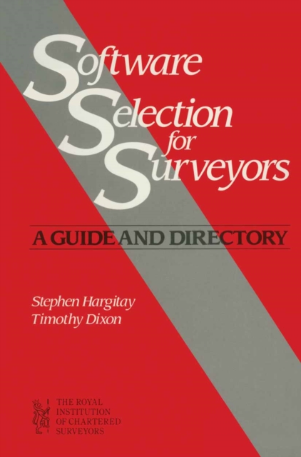 Software Selection for Surveyors, PDF eBook