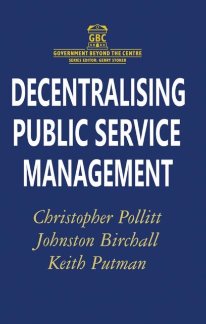Decentralising Public Service Management, PDF eBook