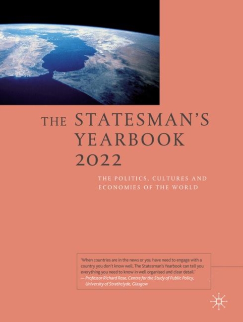 The Statesman's Yearbook 2022 : The Politics, Cultures and Economies of the World, Hardback Book