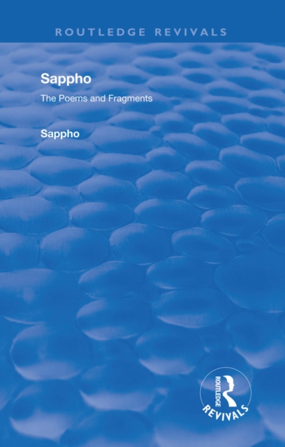 Revival: Sappho - Poems and Fragments (1926), EPUB eBook