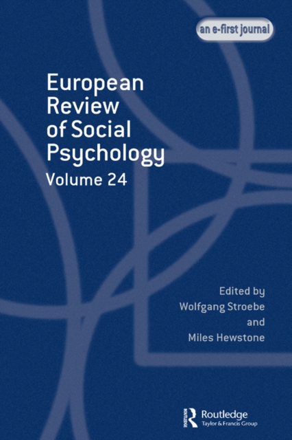 European Review of Social Psychology: Volume 24, PDF eBook