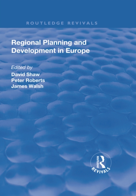Regional Planning and Development in Europe, EPUB eBook
