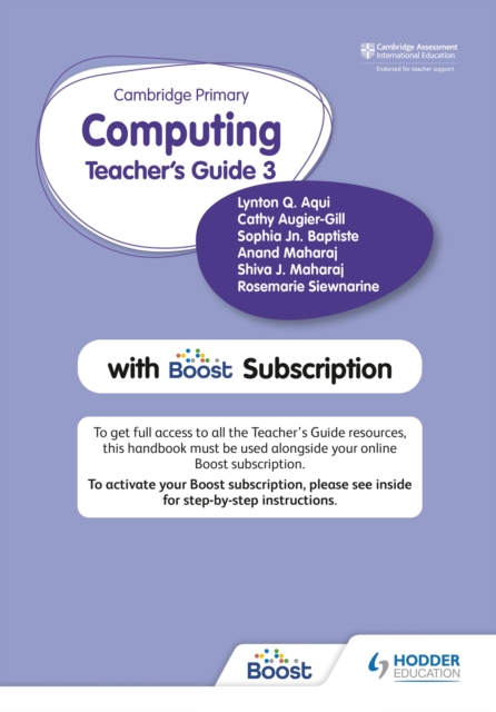 Cambridge Primary Computing Teacher's Guide Stage 3 with Boost Subscription, Multiple-component retail product Book