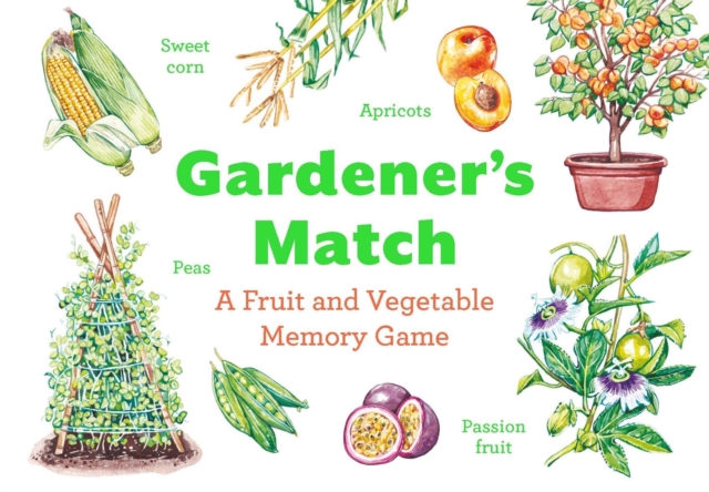 Gardener’s Match : A Fruit and Vegetable Memory Game, Game Book