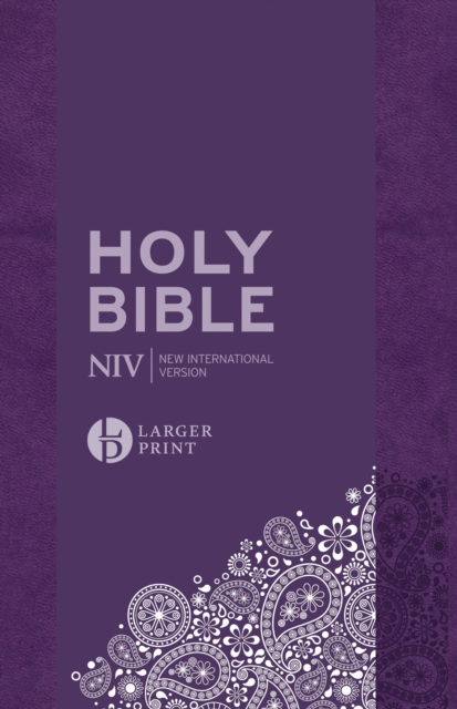NIV Larger Print Personal Purple Soft-Tone Bible, Paperback / softback Book