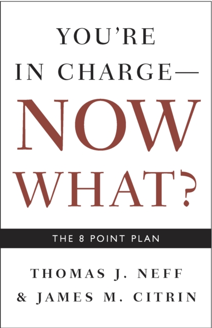You're in Charge, Now What? : The 8 Point Plan, Paperback / softback Book