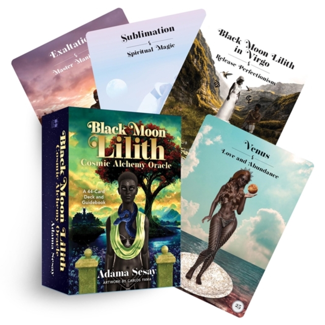 Black Moon Lilith Cosmic Alchemy Oracle : A 44-Card Deck and Guidebook, Cards Book