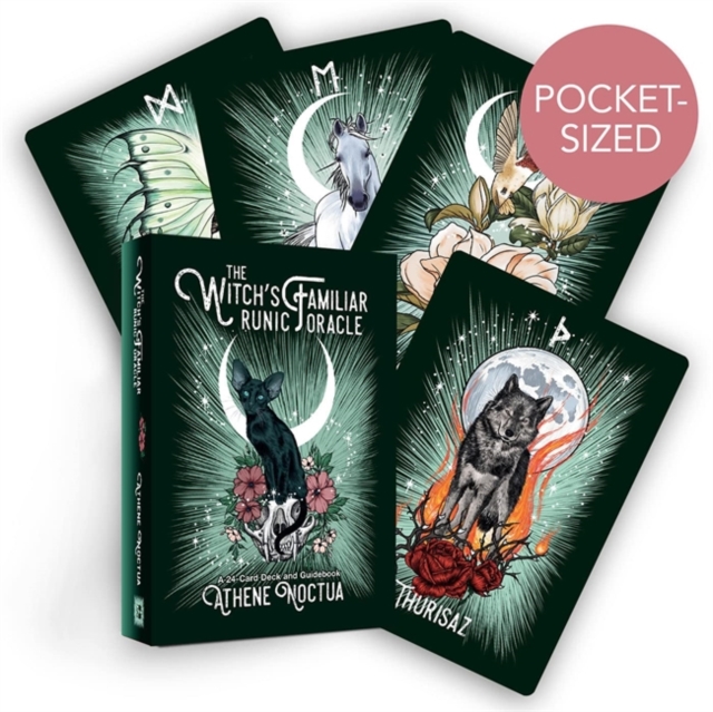 The Witch’s Familiar Runic Oracle : A 24-Card Deck and Guidebook, Cards Book