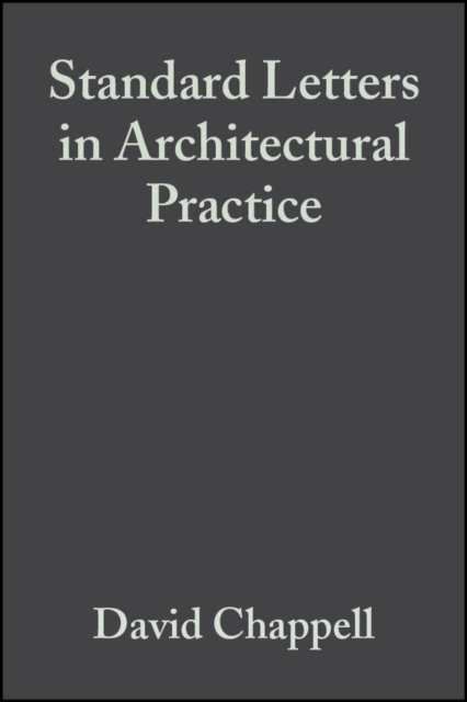 Standard Letters in Architectural Practice, PDF eBook