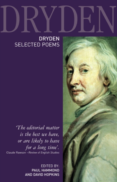 Dryden:Selected Poems, Paperback / softback Book