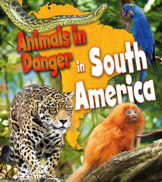 Animals in Danger in South America, Hardback Book