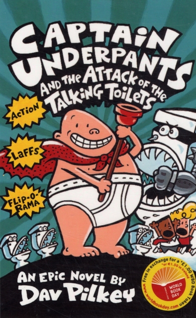 "Captain Underpants" and the Attack of the Talking Toilets, Paperback Book