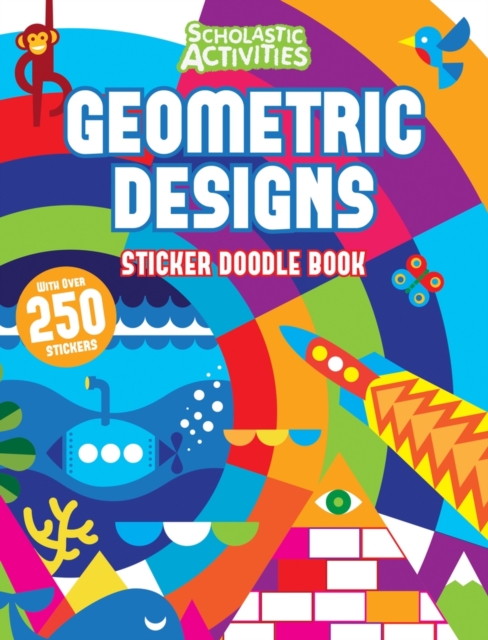 Geometric Designs Sticker Doodle Book, Paperback Book