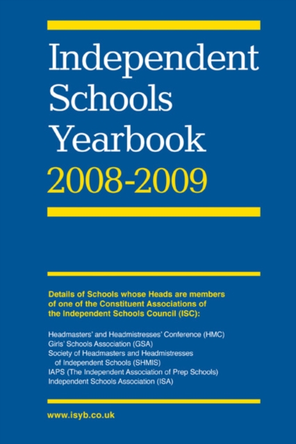 Independent Schools Yearbook 2008-2009, Paperback Book