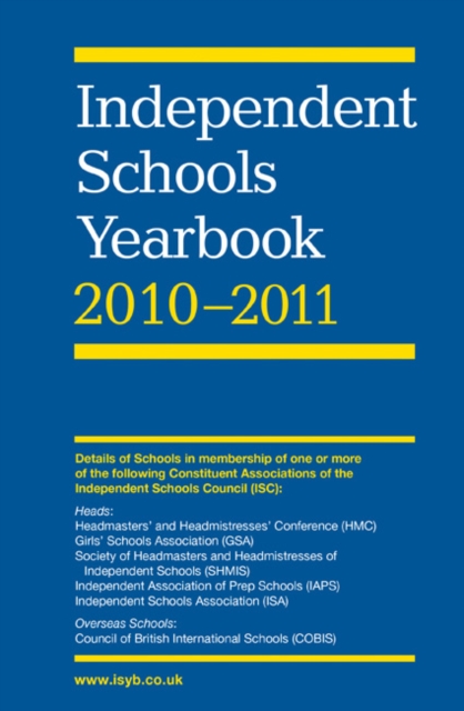 Independent Schools Yearbook, Paperback Book