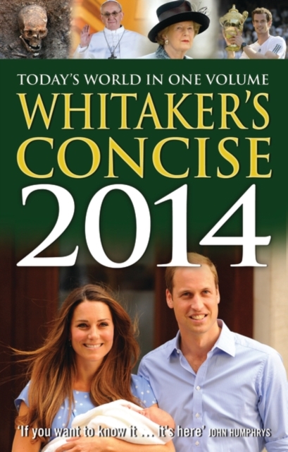 Whitaker's Concise Almanack 2014, Paperback Book