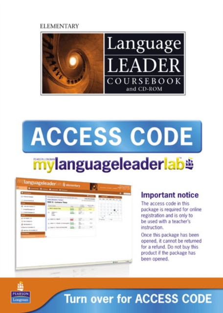 Language Leader Elementary MyLab and Access Card, Digital product license key Book