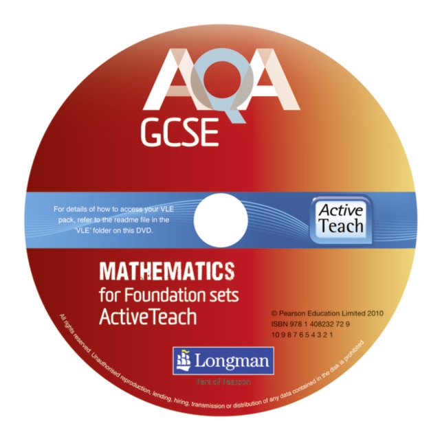 AQA GCSE Mathematics for Foundation sets ActiveTeach DVD-ROM : for Modular and Linear specifications, DVD-ROM Book