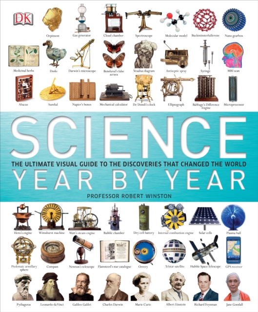 Science Year by Year : The Ultimate Visual Guide to the Discoveries That Changed the World, Hardback Book