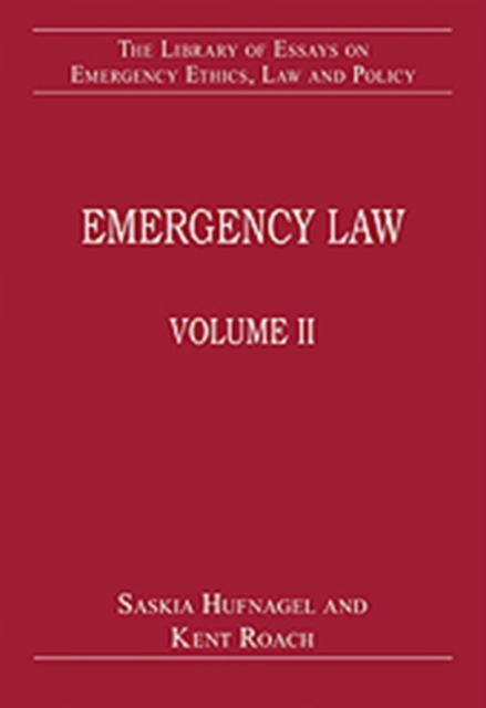 Emergency Law : Volume II, Hardback Book