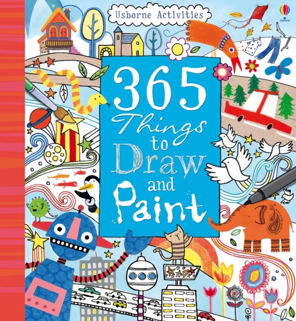 365 things to Draw and Paint, Spiral bound Book