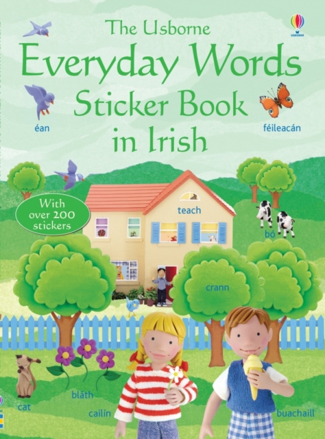 Everyday Words in Irish Sticker Book, Paperback Book