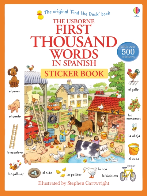 First Thousand Words in Spanish Sticker Book, Paperback Book