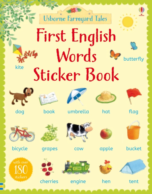 Farmyard Tales First English Words Sticker Book, Paperback / softback Book