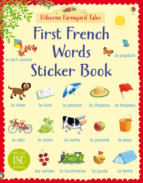 Farmyard Tales First French Words Sticker Book, Paperback Book