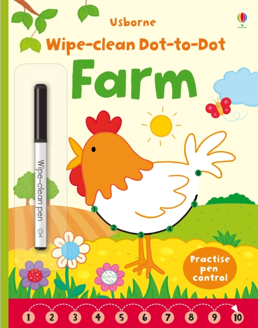 Wipe-clean Dot-to-dot Farm, Paperback / softback Book