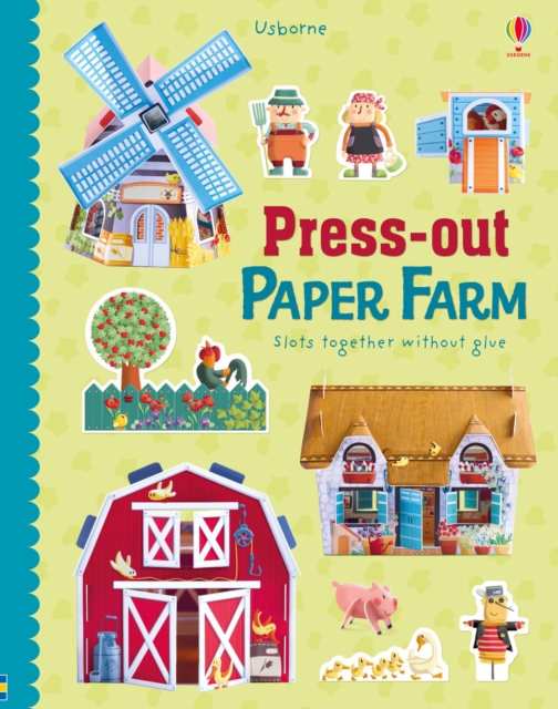 Press-Out Paper Farm, Hardback Book