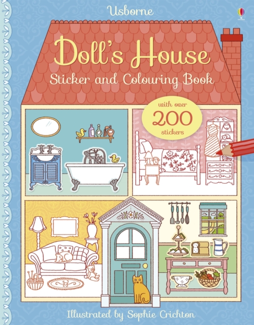 Doll's House Sticker and Colouring Book, Paperback / softback Book