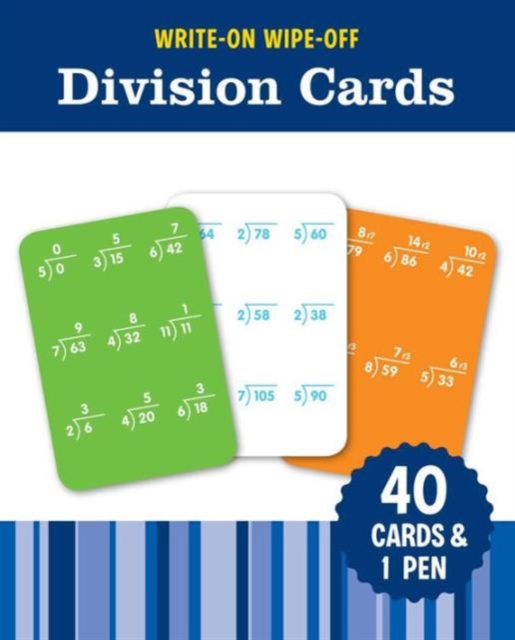 WRITEON WIPEOFF DIVISION CARDS,  Book