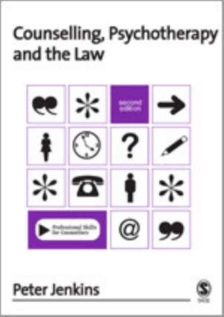 Counselling, Psychotherapy and the Law, Hardback Book