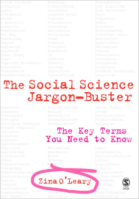 The Social Science Jargon Buster : The Key Terms You Need to Know, Paperback / softback Book
