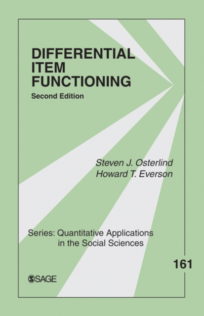 Differential Item Functioning, Paperback / softback Book