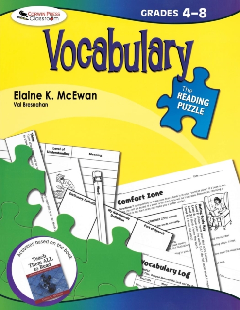 The Reading Puzzle: Vocabulary, Grades 4-8, Paperback / softback Book