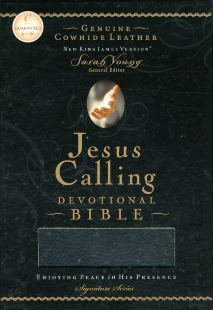 Jesus Calling Devotional Bible-NKJV, Leather / fine binding Book