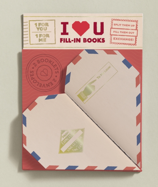 I Heart You : 2 Fill-In Books (1 for You, 1 for Me), Diary or journal Book